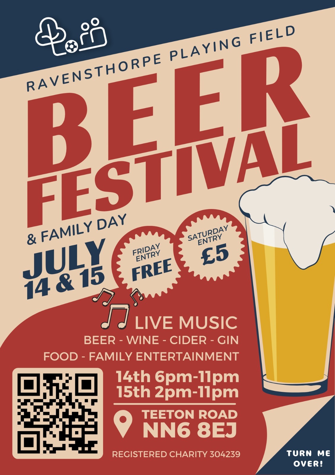Ravensthorpe Beer Festival Poster 2023